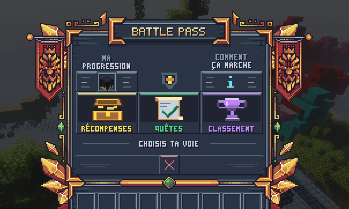 Le nouvel accueil du Battle Pass : ma progression, comment ça marche, récompenses, quêtes et classement