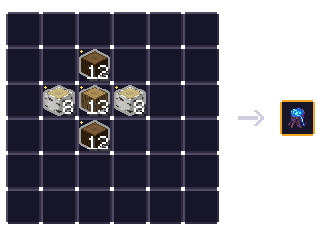 ᴛʀᴏɴᴄ ᴅᴇ ǫᴜᴀꜱᴀʀ - ɴɪᴠᴇᴀᴜ 60 — 24 × bois sapin t1 ★, 16 × bois bouleau t1 ★, 13 × bois chene t1 ★