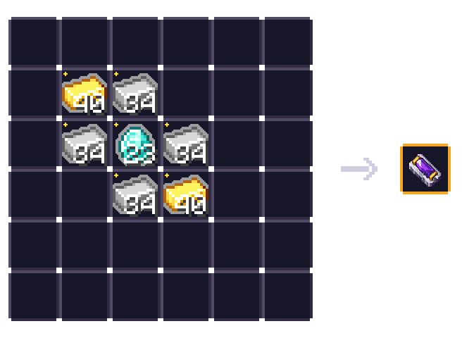 ᴀʟʟɪᴀɢᴇ ᴅᴇ ꜱɪɴɢᴜʟᴀʀɪᴛé - ɴɪᴠᴇᴀᴜ 160 — 80 × or t1 ★, 136 × fer t1 ★, 23 × diamant t1 ★