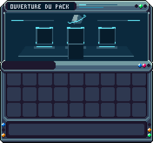 L'ouverture d'un pack