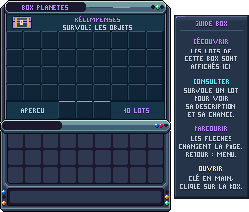 L'aperçu de la box Planètes