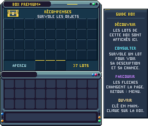 L'aperçu de la box Premium+