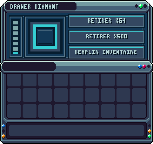 Drawer en diamant · clic droit sur le drawer — Drawer palier diamant.